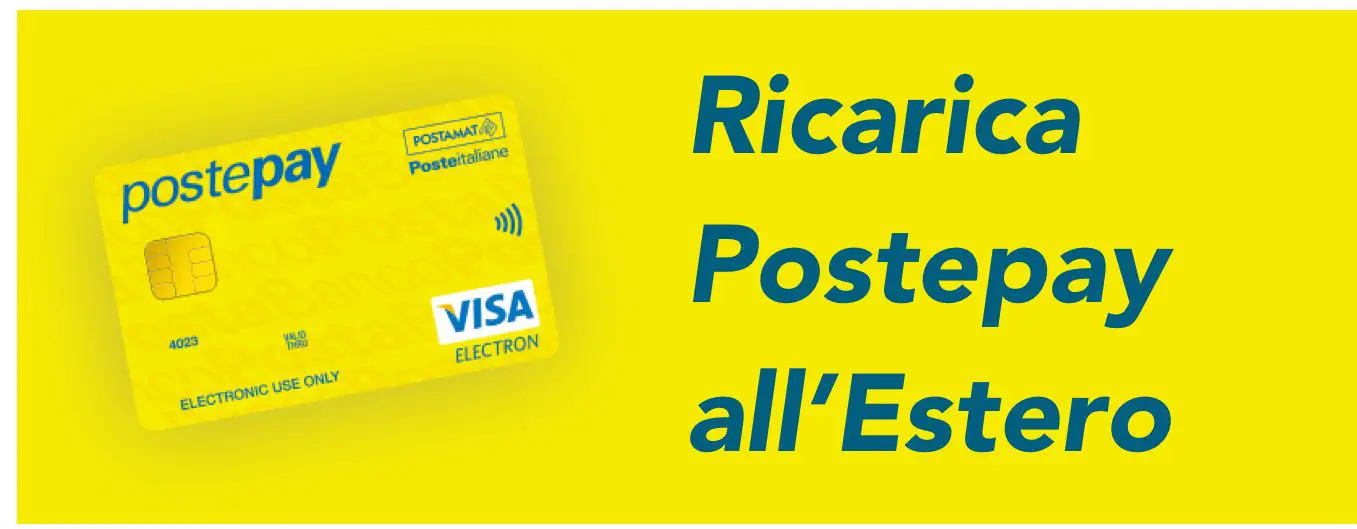 Ricarica Postepay all’Estero